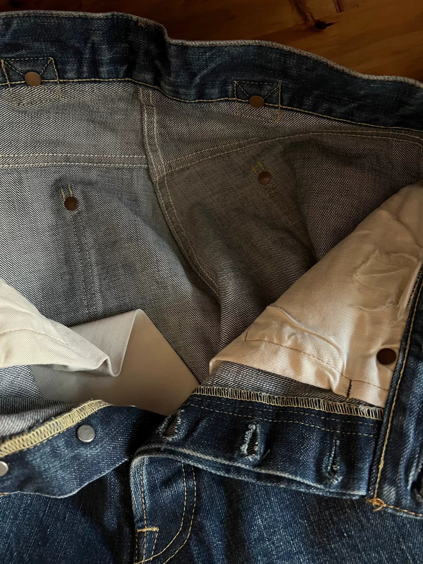 early model tenderloin red ear jeans