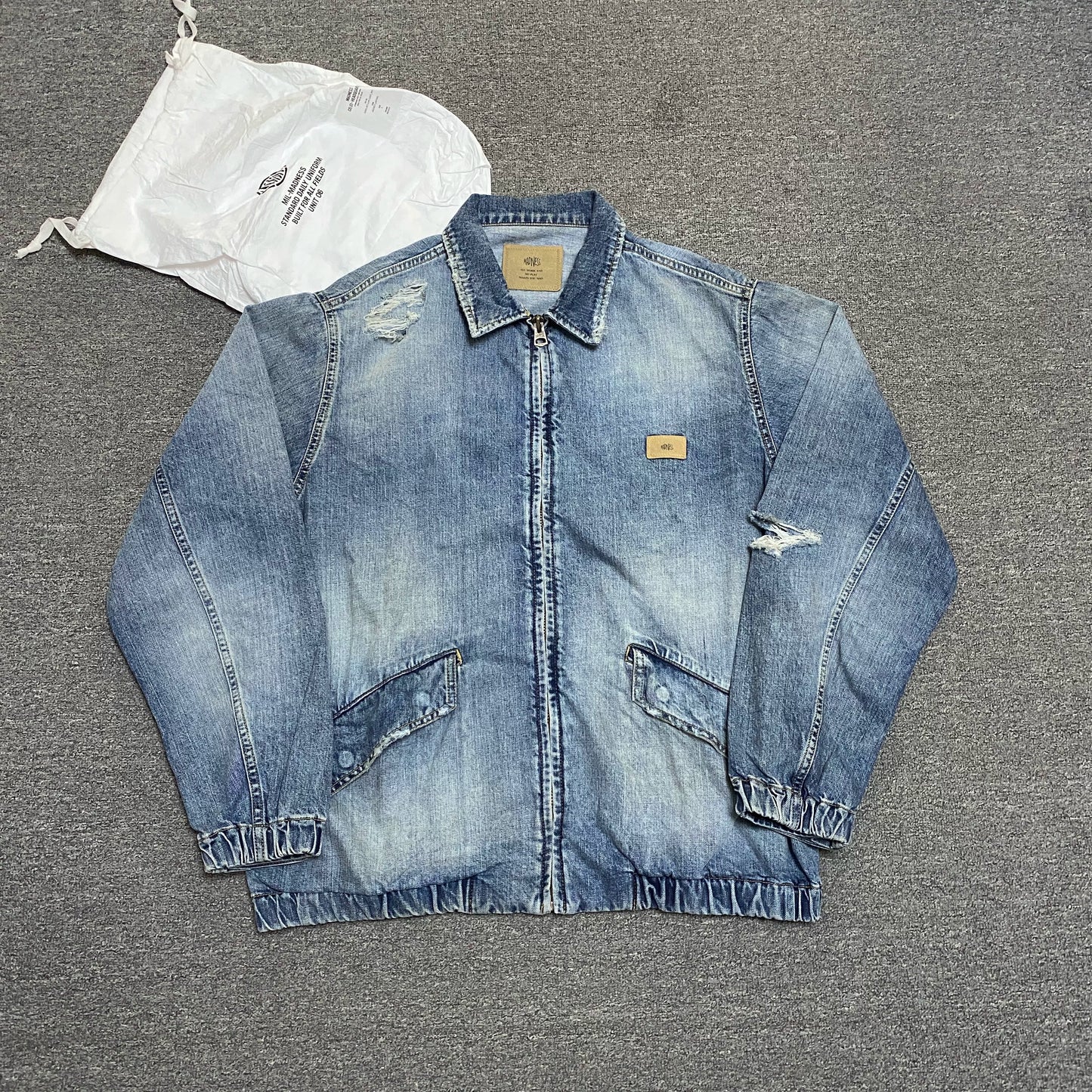 MADNESS 22SS Made in Japan Zipper Denim Jacket