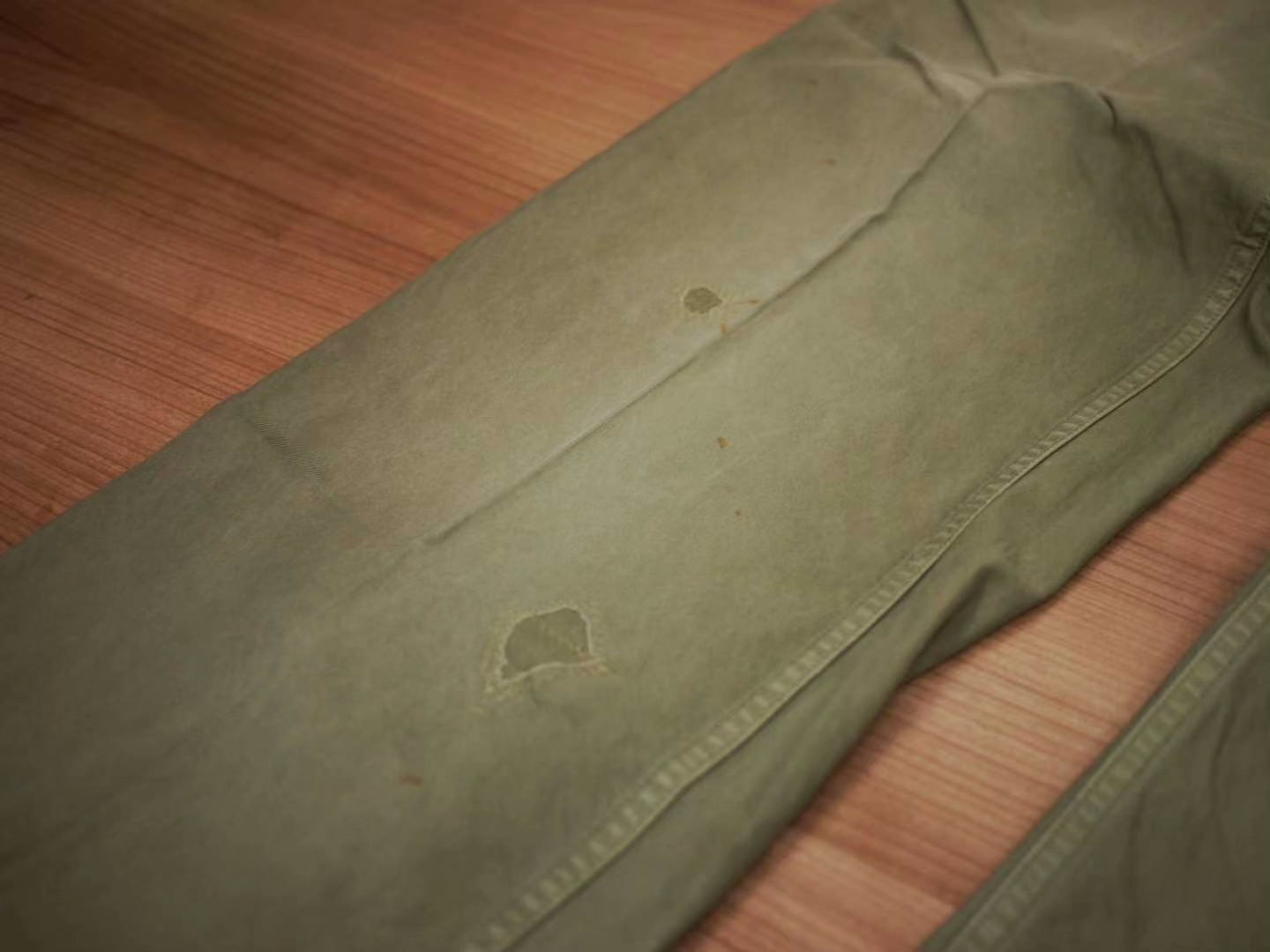 VISVIM Wide Chino Pants Green