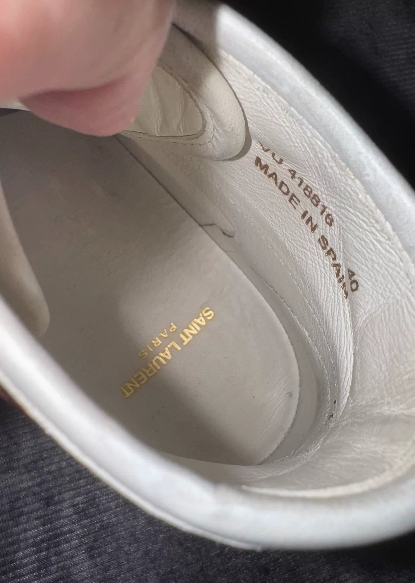 Saint Laurent High-Top Sneakers