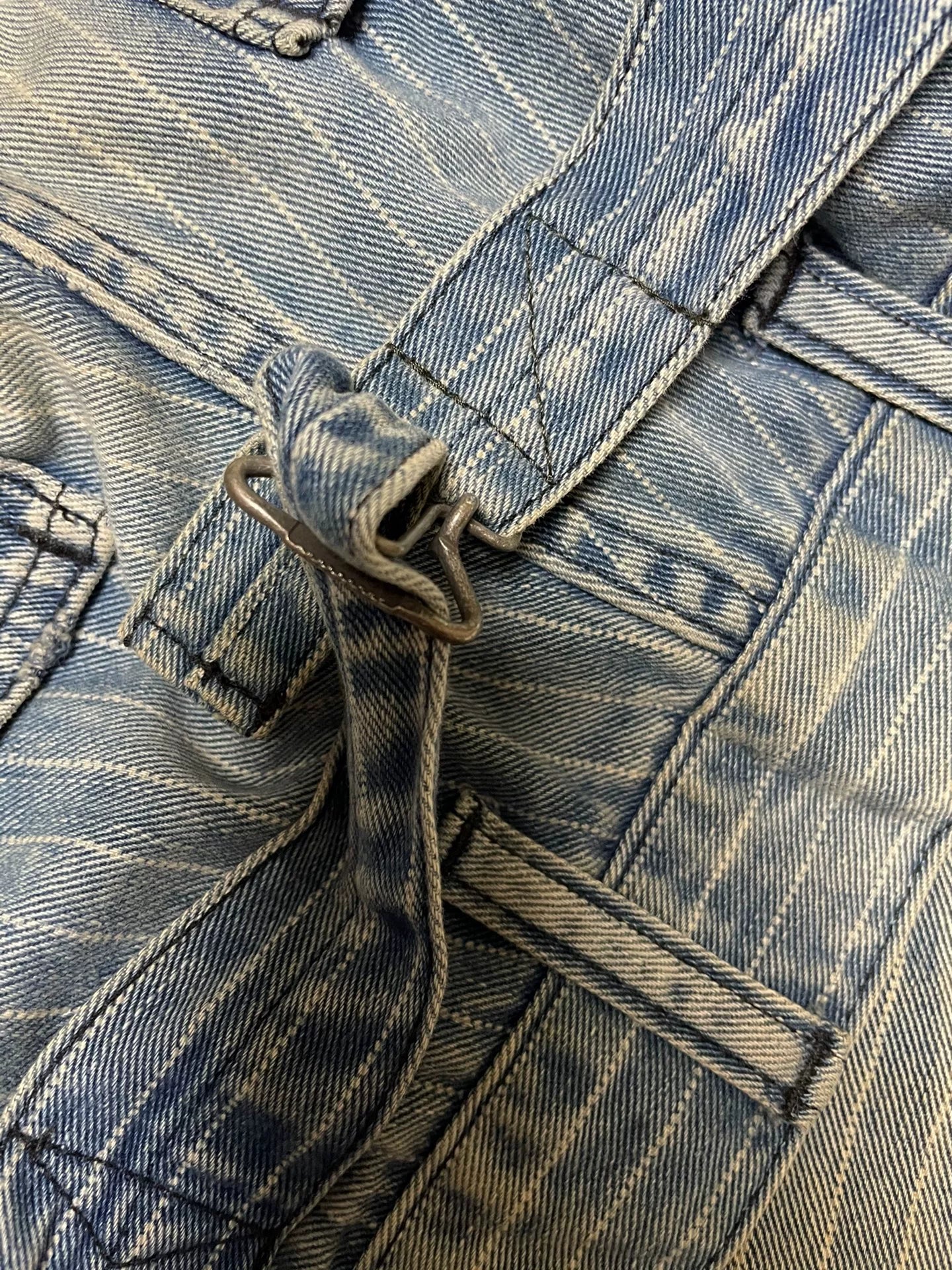 visvim carpenter pants dyed damaged wabash