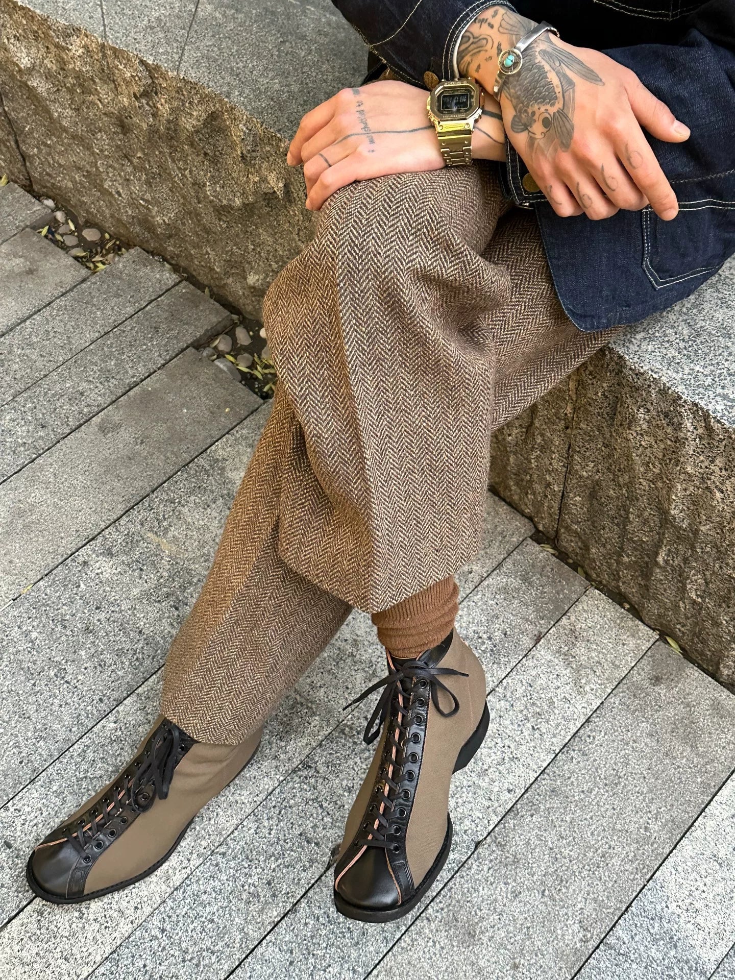Clinch x BSW Horsehide Boxing Boots