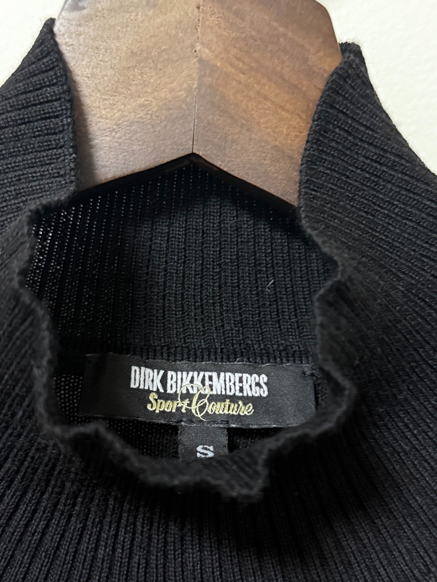 Dirk Bikkembergs Sheepskin Turtleneck Sweater