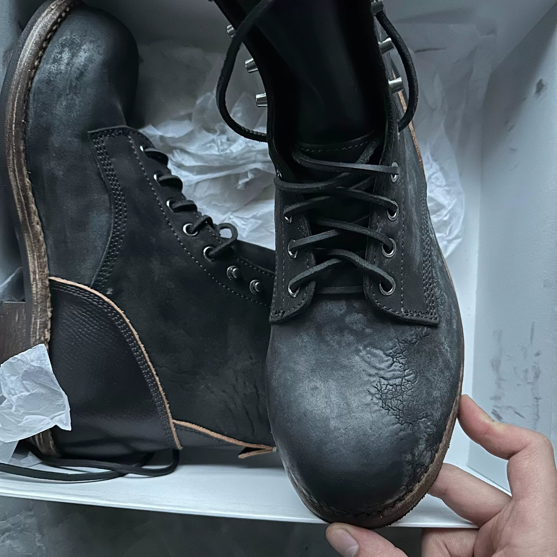 VISVIM POUNDMAKER-FOLK Work Boots M11