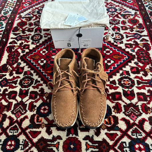 VISVIM 18SS YUCCA MOC SHAMAN VEG SUEDE US8