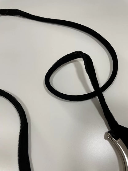 Yohji Yamamoto Noir Velvet Crossbody Bag