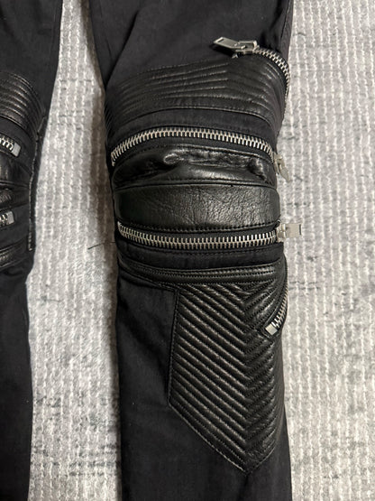 Saint Laurent D08 Black Biker Jeans