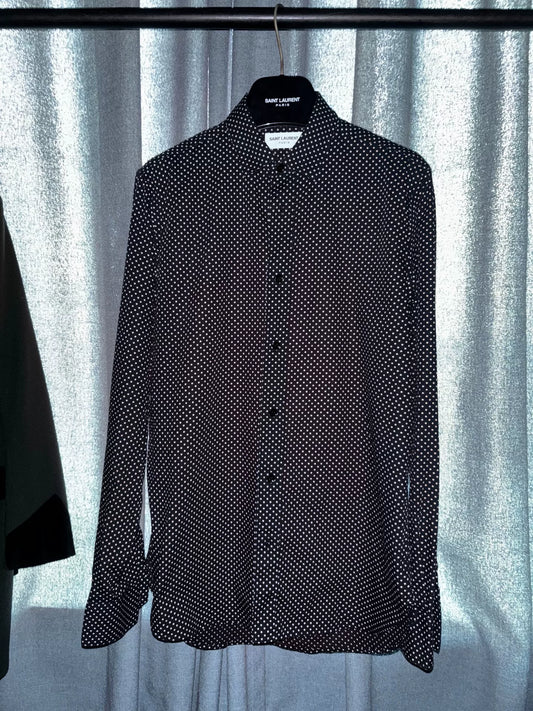 Saint Laurent Black and White Star Shirt