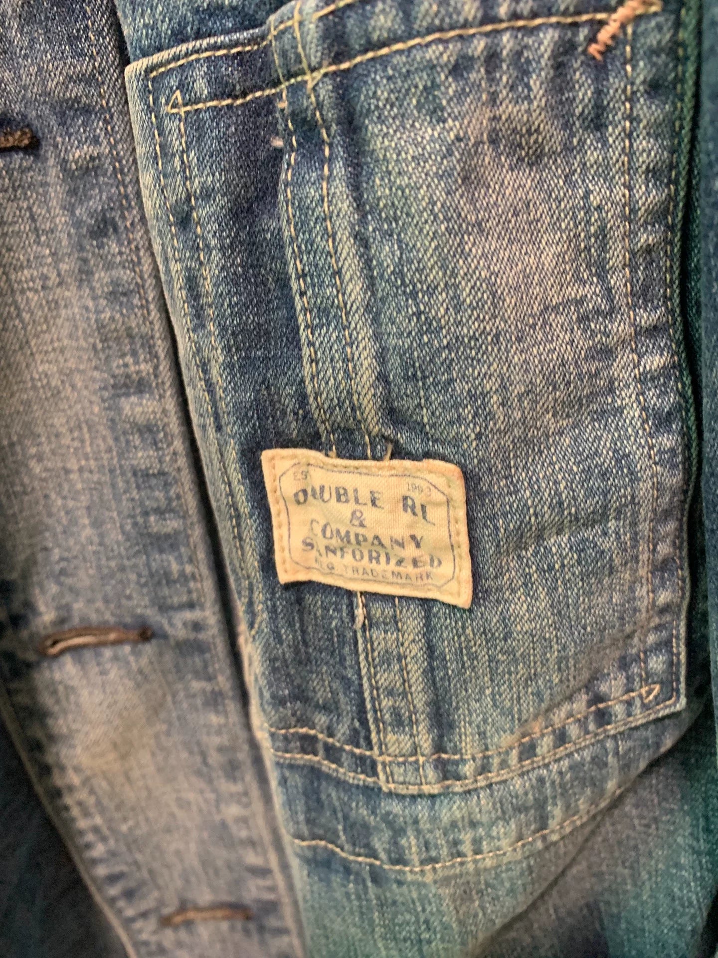 rrl classic engineer jacket size small