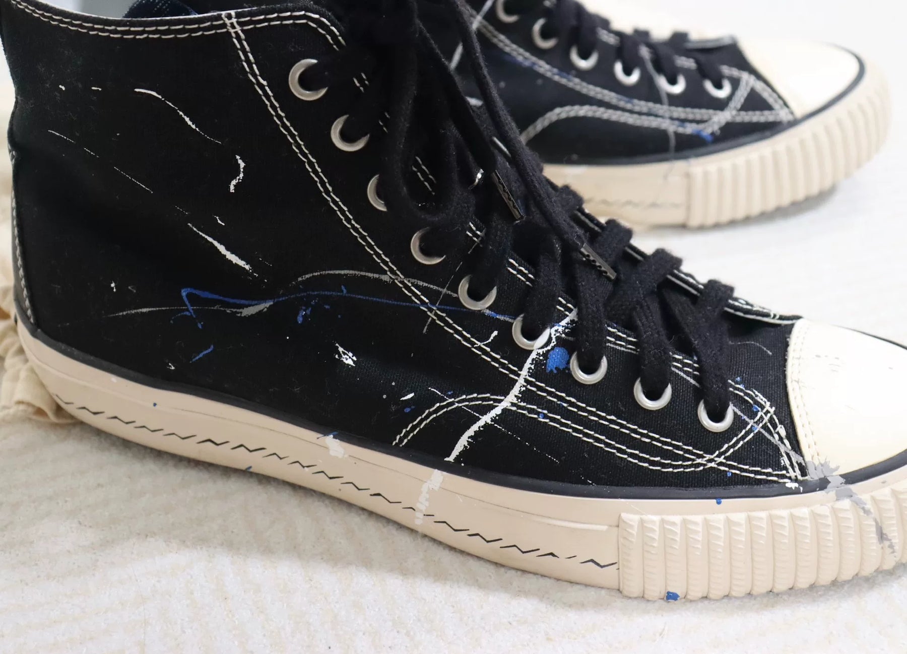 VISVIM 19AW Skagway Hi Canvas Splatter