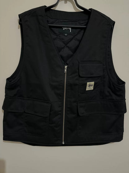 stussy insulated work vest with pockets