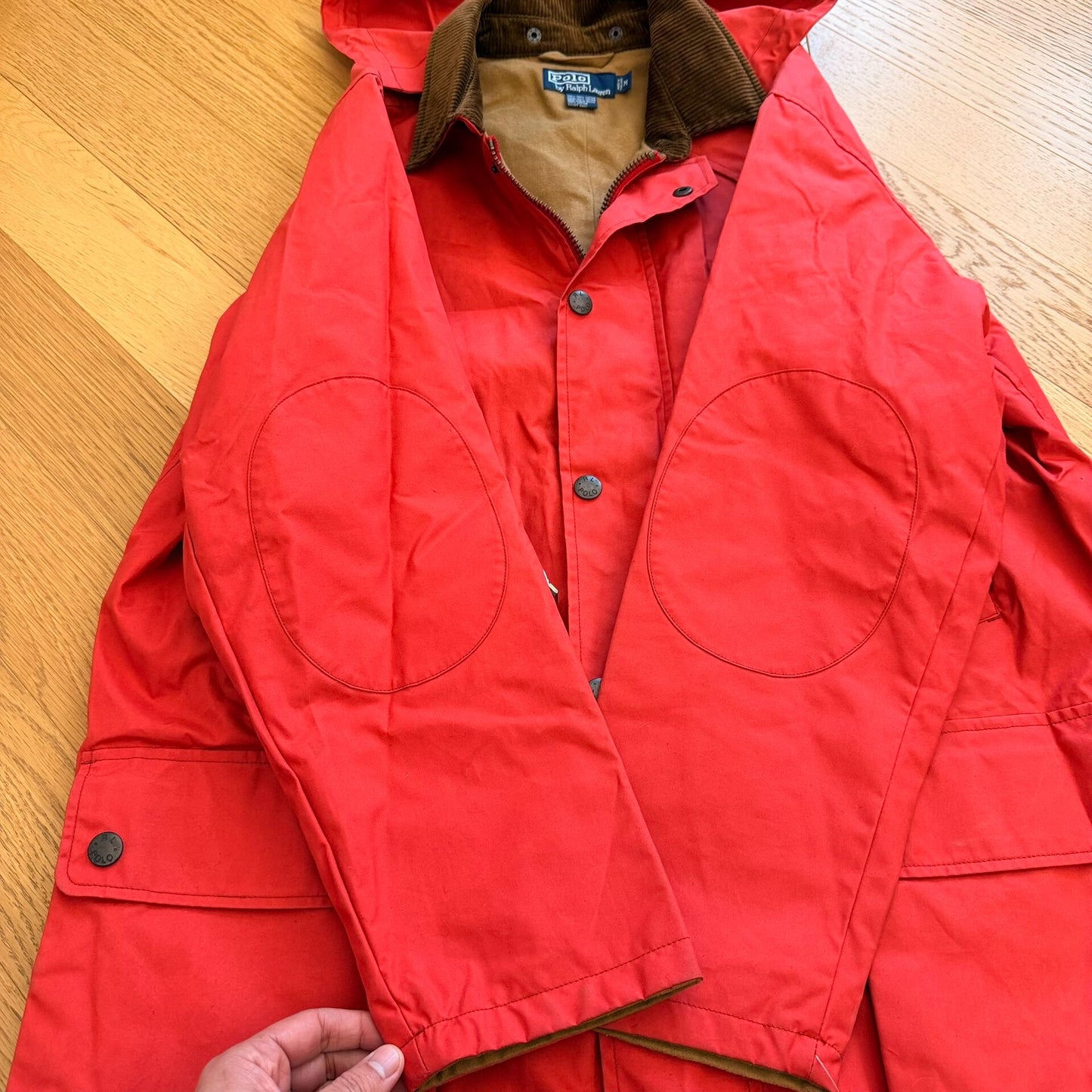 Vintage Heavy Waxed Outdoor Hooded Jacket