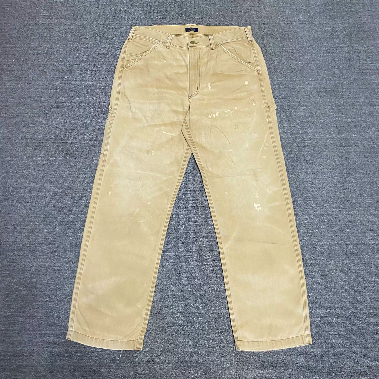 RALPH LAUREN Loose Distressed Logger Pants
