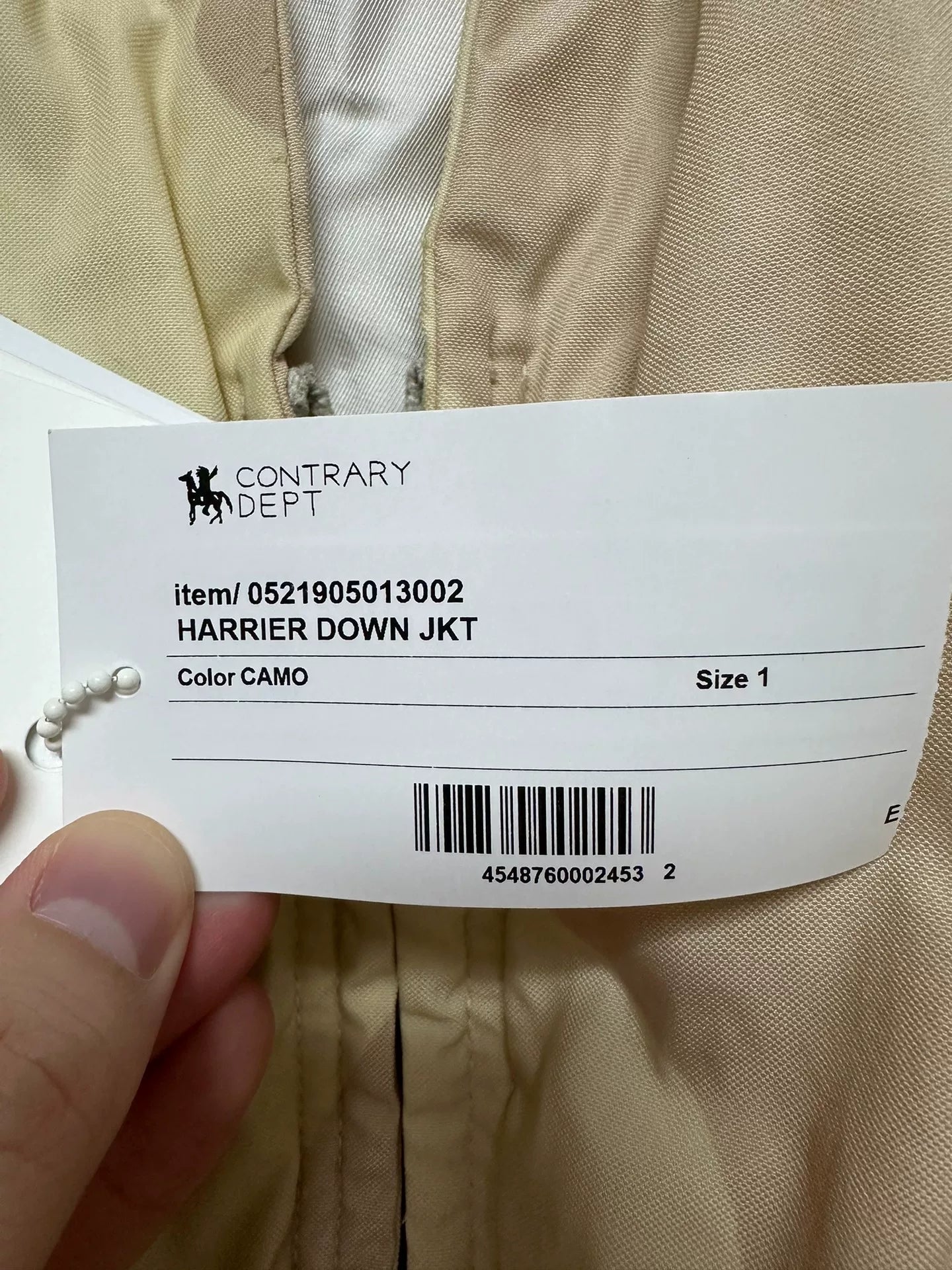 VISVIM 21AW HARRIER DOWN JKT