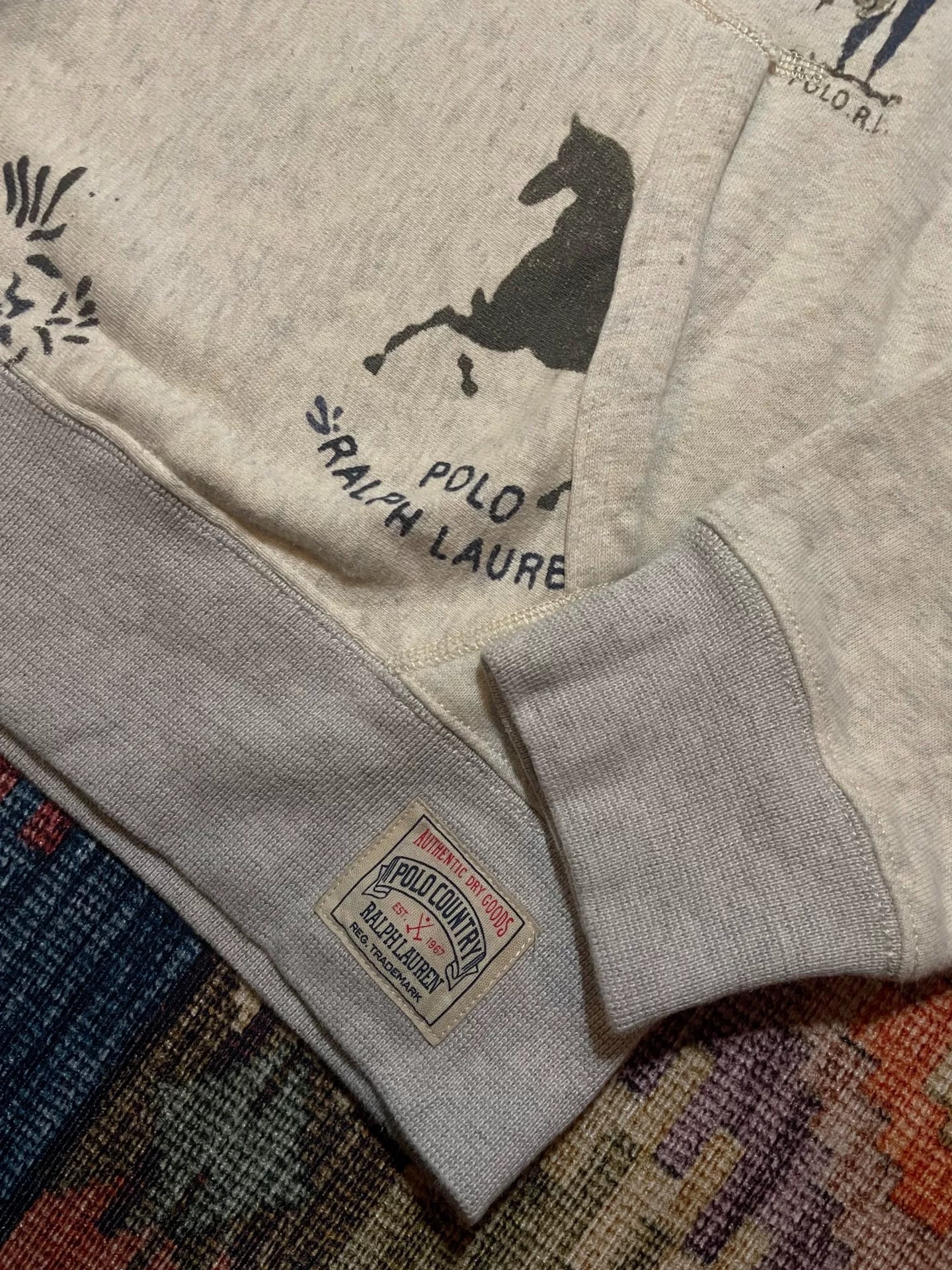 Ralph Lauren Polo Country Print Sweatshirt