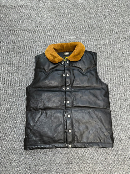 The Real McCoys Horsehide Down Vest