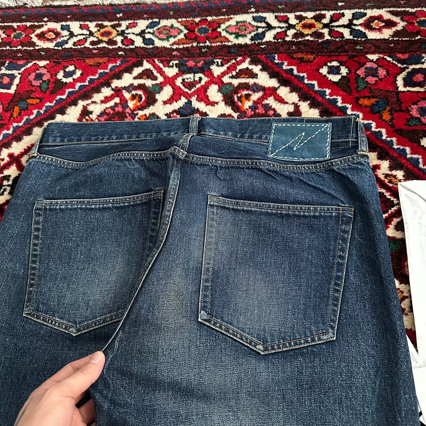visvim dry wash denim pants size 2