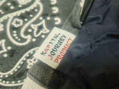 kapital bandana big sweatshirt in black