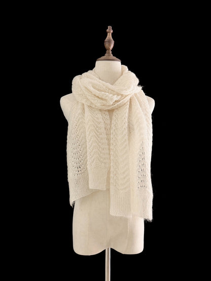 Yohji Yamamoto Noir Open Knit Scarf