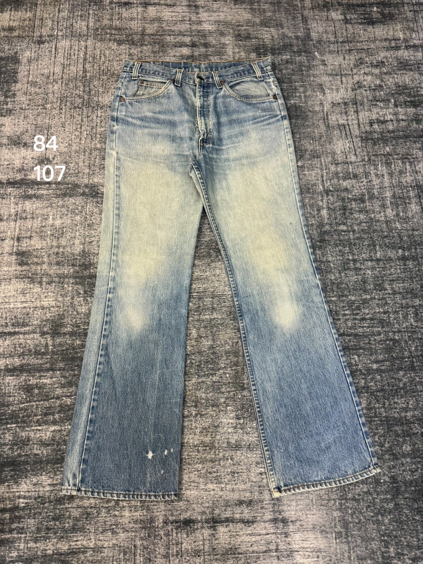 Vintage Levis 517 80s USA Washed Blue Jeans