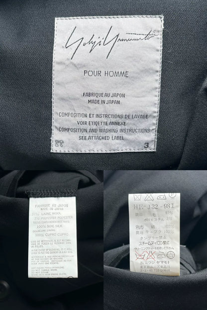 Yohji Yamamoto Striped Suit Jacket