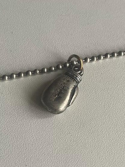 Maison Martin Margiela Boxing Glove Silver Necklace