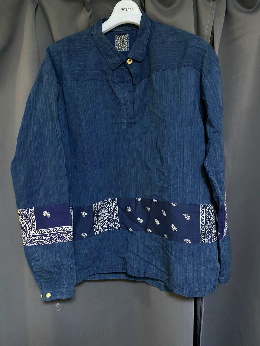 visvim ict Indigo Paisley Shirt 16aw