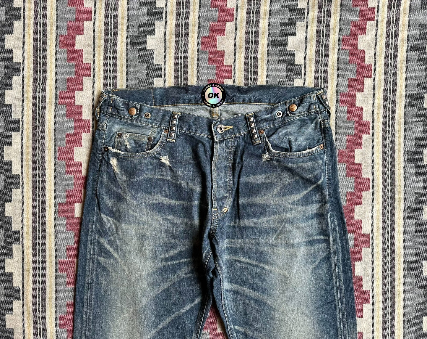Prps Heavy Washed Distressed Jeans