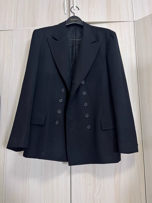 Yohji Yamamoto Double-Breasted Suit Jacket