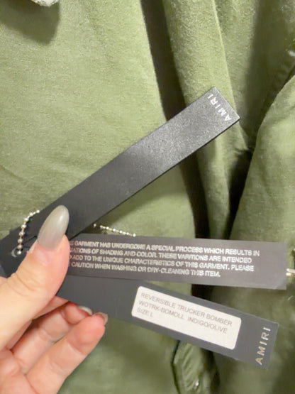 AmiRI Reversible Bomber Jacket Size L