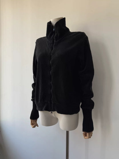 yohji yamamoto y's black velvet jacket