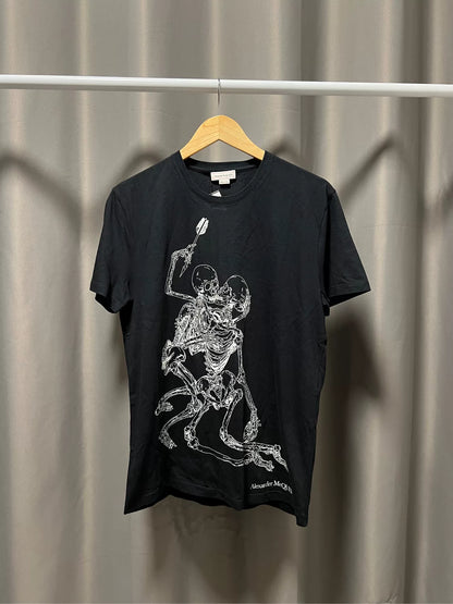 Alexander McQueen Skeleton Short Sleeve T-Shirt