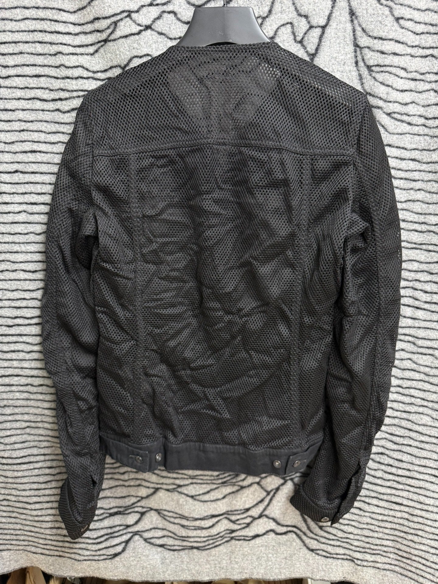 Rick Owens Mesh Leather Panel Jacket M