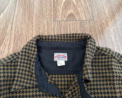 houndstooth flannel shirt by the real mccoy