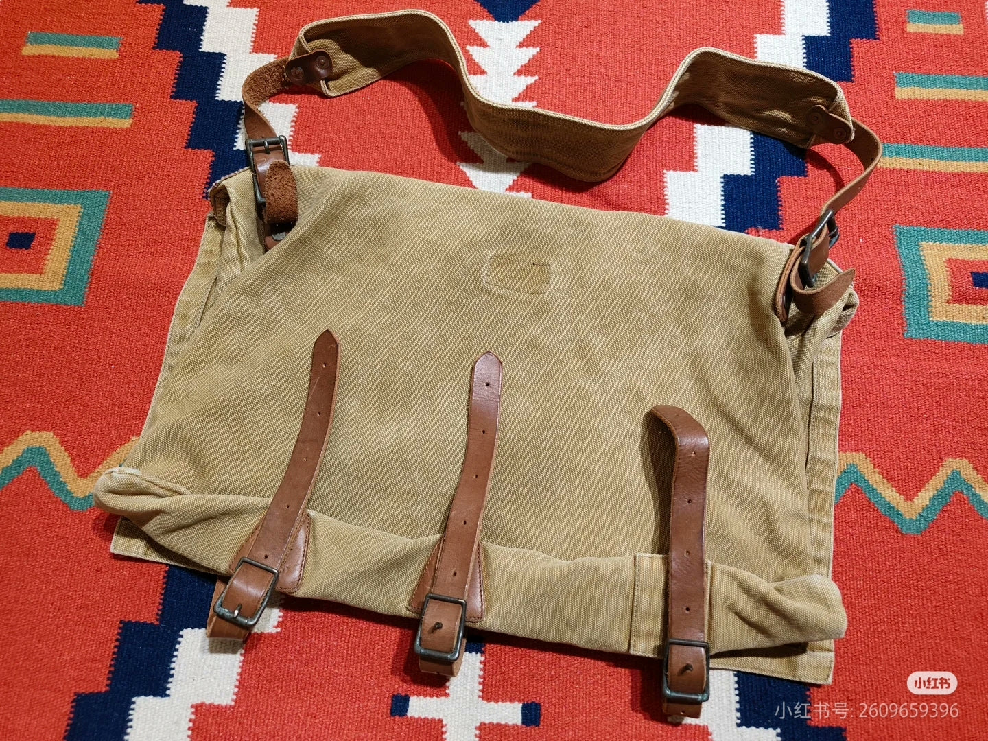 Ralph Lauren Vintage American Flag Backpack