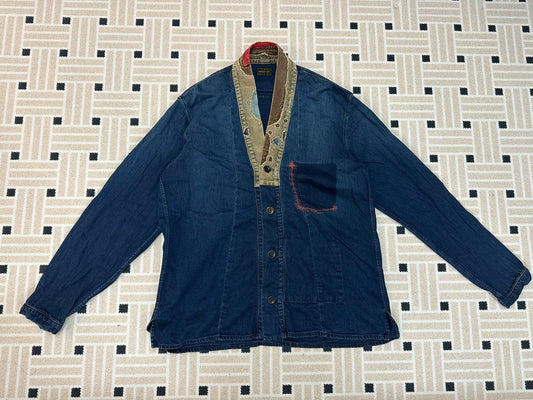 KAPITAL EK-759 Patchwork Distressed Haori