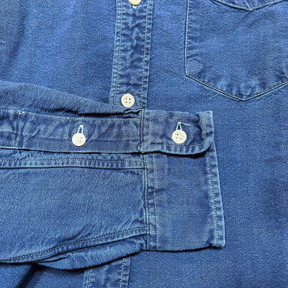 RRL Blue Dye Button-Up Shirt
