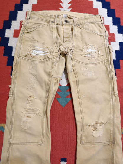 RRL Mud-Dyed Slim Bootcut Work Pants