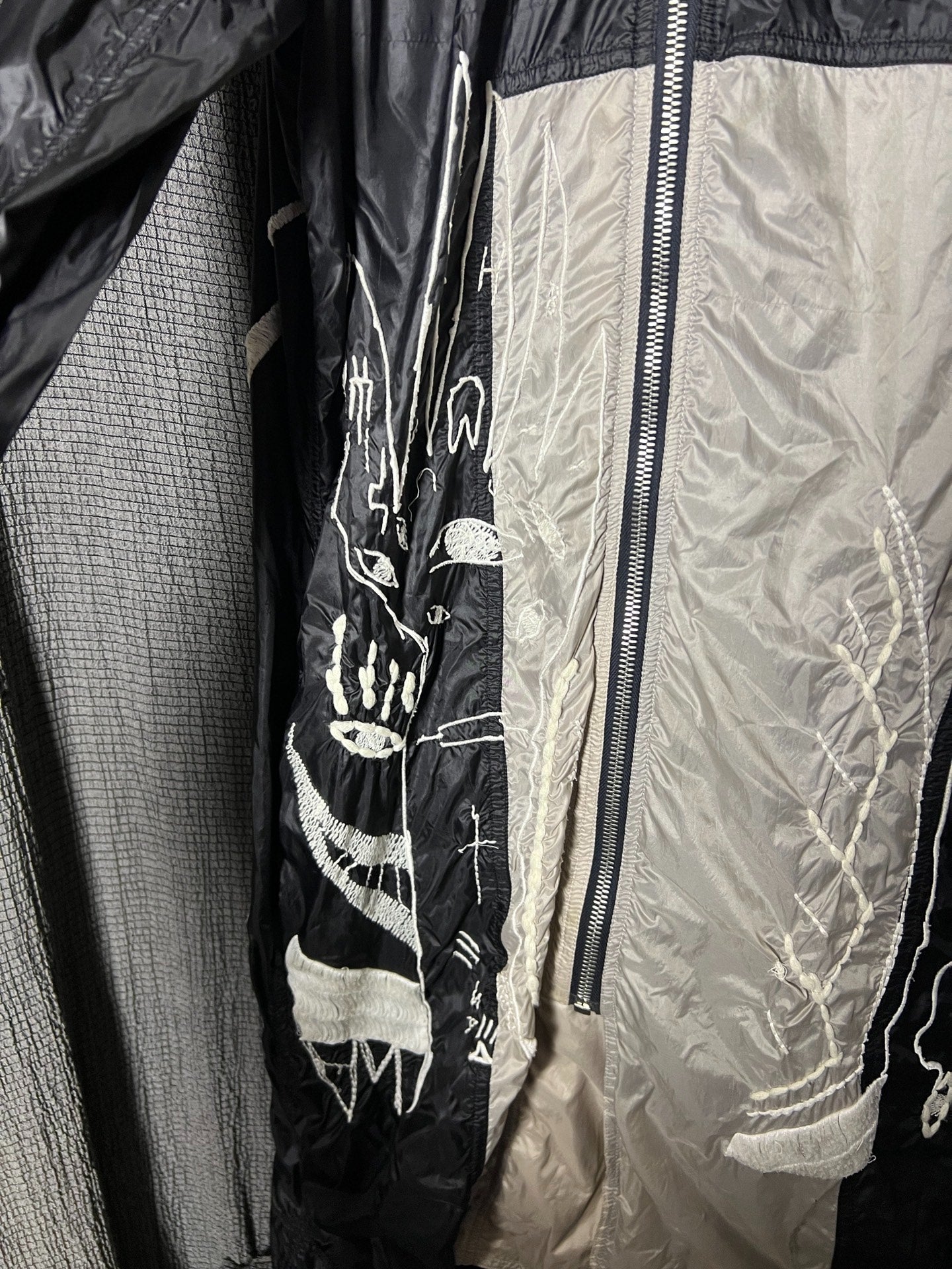 Rick Owens 15ss Runway Ghost Embroidery Coat