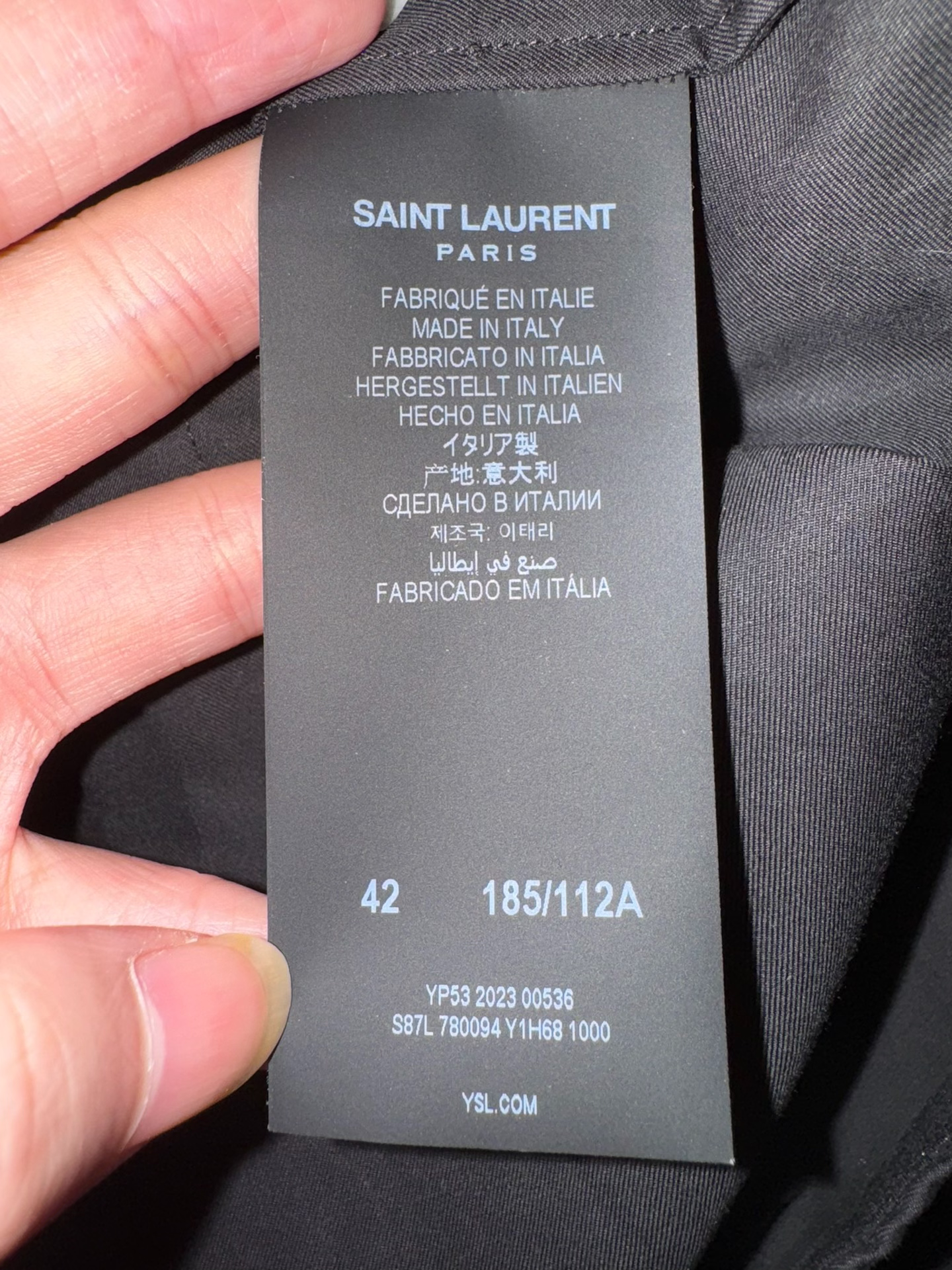 Saint Laurent Black Warrior Shirt