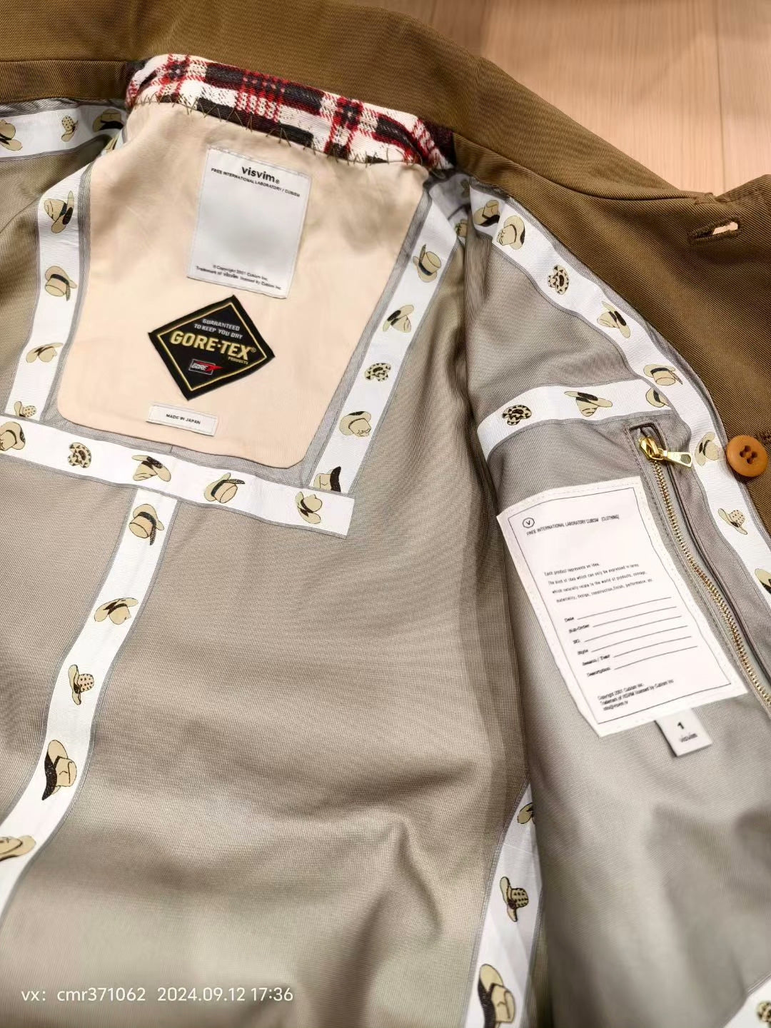 VISVIM 16SS ELLIPSIS SOUTIEN COAT 3L GORE-TEX