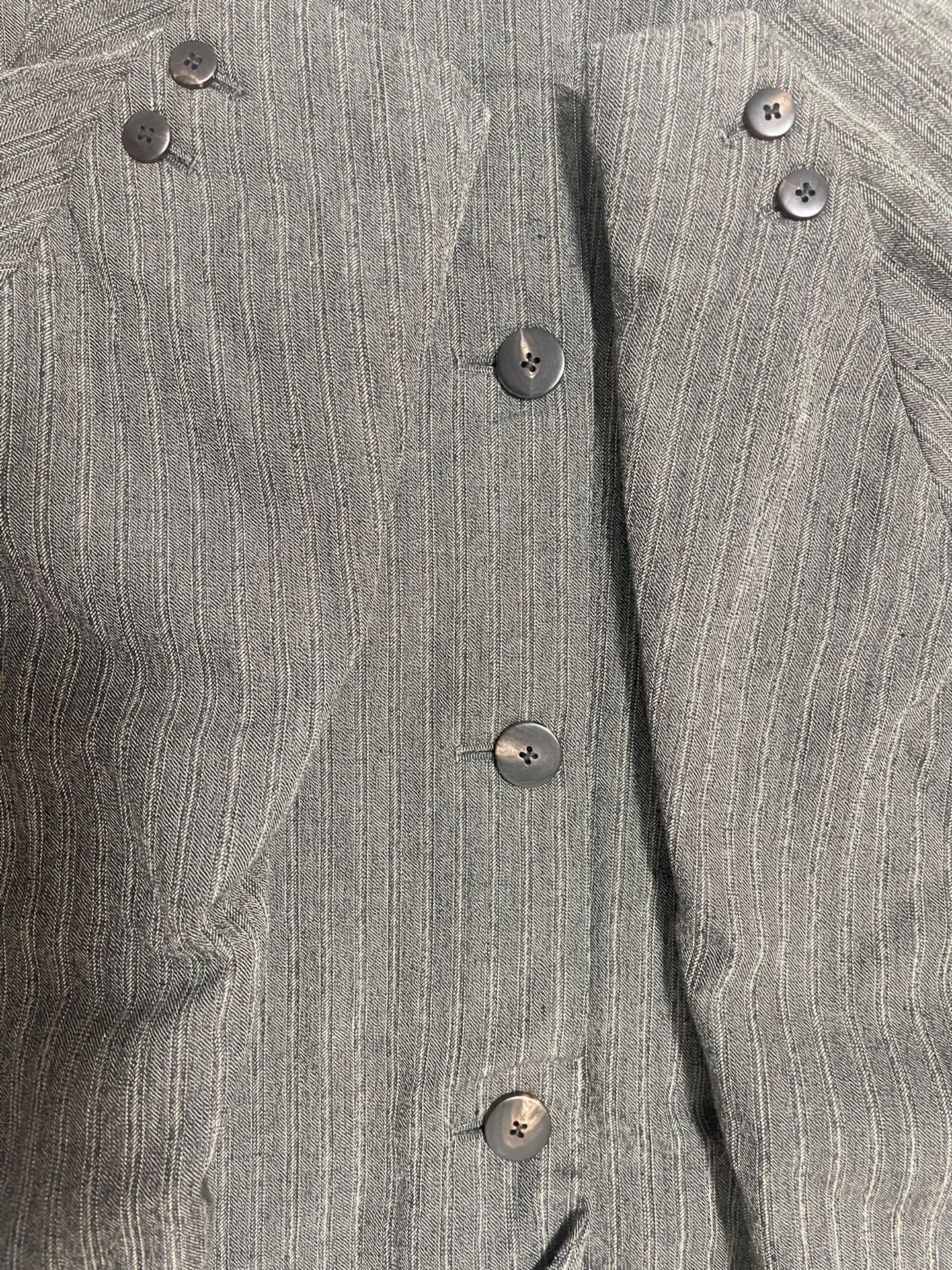 visvim 21ss Galen Grey Striped Blazer