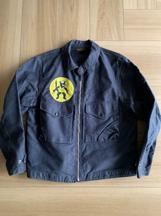 freewheelers black cat flight jacket