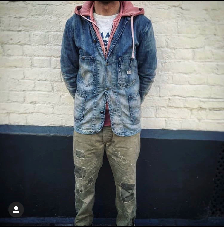 1940s Double RL RRL Denim Jacket