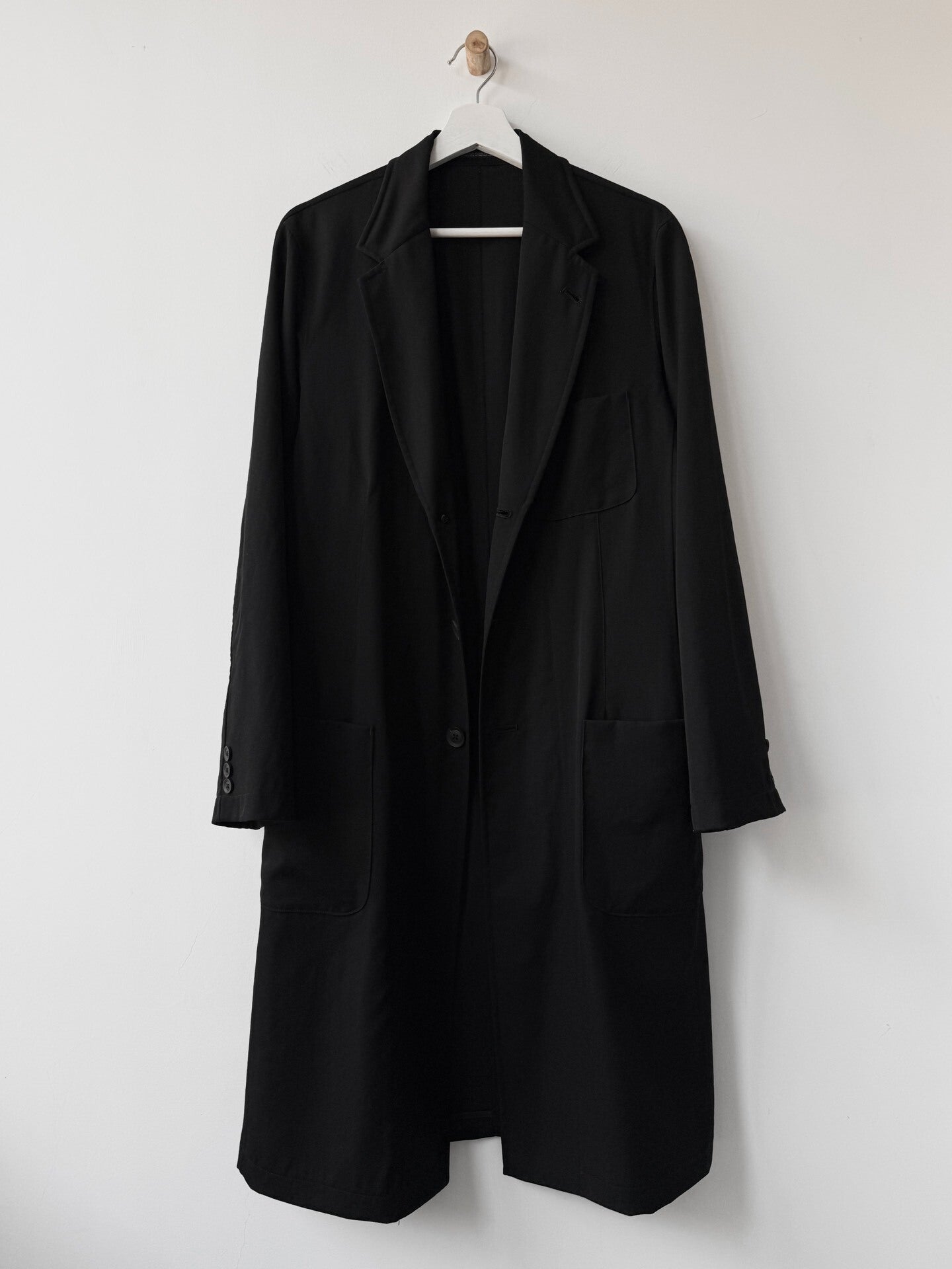 Yohji Yamamoto 21AW Gaba Wool Trench Coat