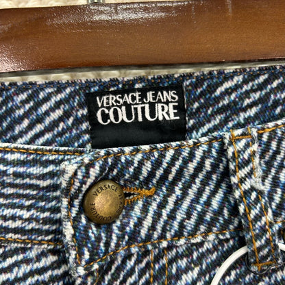 versace blue washed denim pants size 36