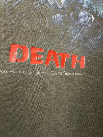 vintage obituary graphic t-shirt