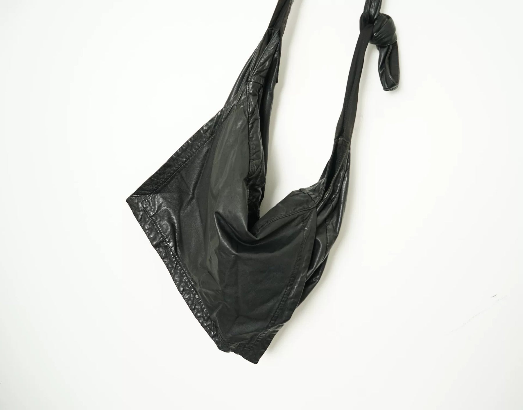 Julius_7 Sheepskin Shoulder Strap Messenger Bag