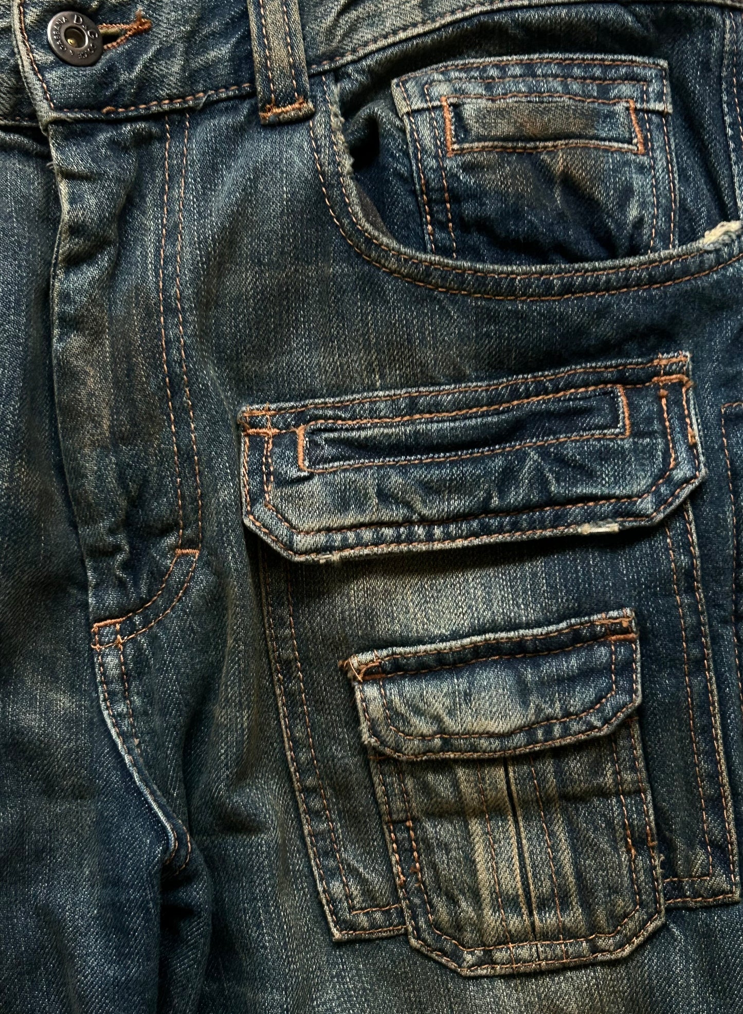 Dolce&Gabbana Cargo Pants with Mud Dye