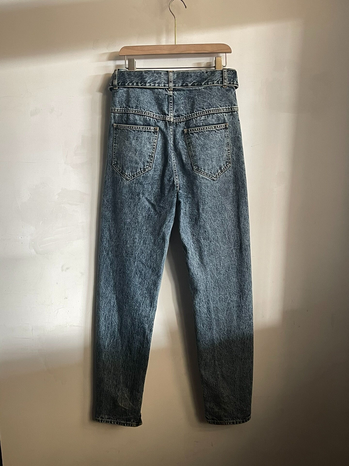 Maison Margiela Indigo Waistbelt Denim Pants